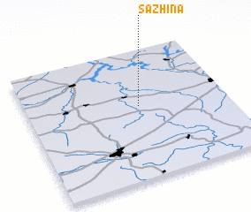 3d view of Sazhina