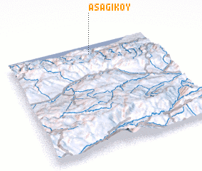3d view of Aşağıköy