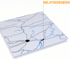 3d view of Maloye Korobino