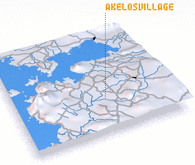 3d view of Akeloʼs Village