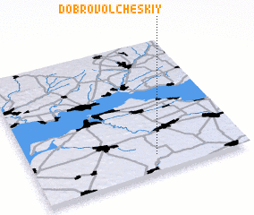 3d view of Dobrovolʼcheskiy