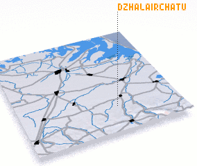 3d view of Dzhalair-Chatu