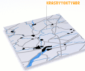 3d view of Krasnyy Oktyabr\