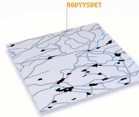 3d view of Novyy Svet