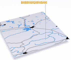 3d view of Bobrov-Gorodok