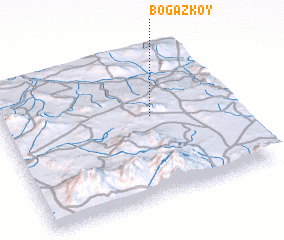 3d view of Boğazköy