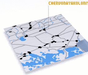 3d view of Chervonaya Koloniya
