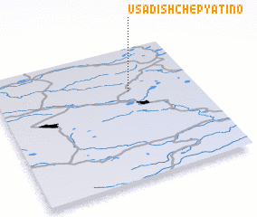 3d view of Usadishche-Pyatino