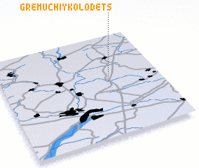 3d view of Gremuchiy Kolodets