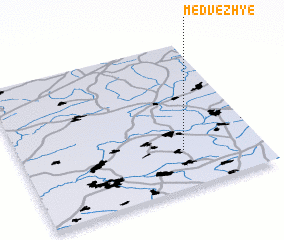 3d view of Medvezh\