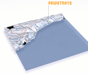 3d view of Privetnoye