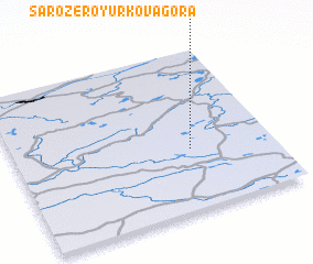 3d view of Sarozero-Yurkova Gora