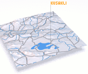 3d view of Kuşaklı