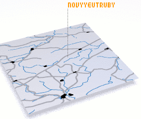 3d view of Novyye Utruby