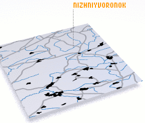 3d view of Nizhniy Voronok