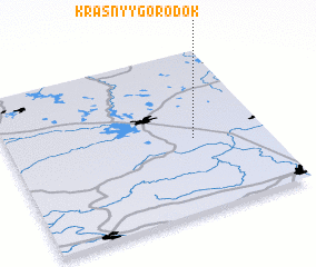 3d view of Krasnyy Gorodok