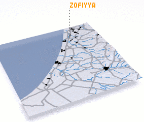 3d view of Ẕofiyya