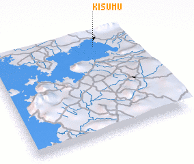 3d view of Kisumu