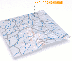 3d view of Khawr adh Dhahab