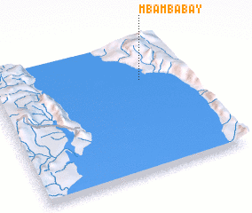 3d view of Mbamba Bay