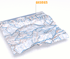 3d view of Akören