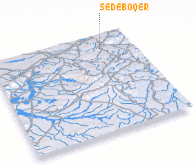 3d view of Sede Boqer