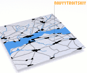 3d view of Novyy Troitskiy