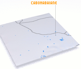 3d view of Cabo Mabaiane