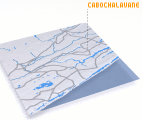 3d view of Cabo Chalauane