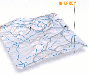 3d view of Akçaköy