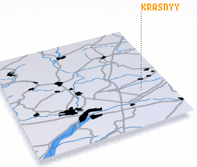 3d view of Krasnyy