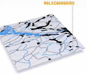 3d view of Malo-Zakharino