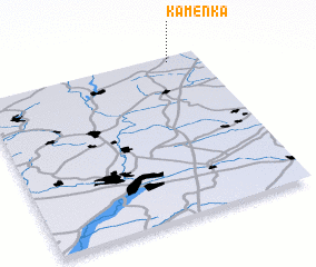 3d view of Kamenka