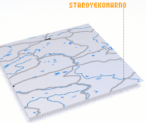 3d view of Staroye Komarno