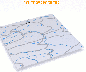 3d view of Zelënaya Roshcha