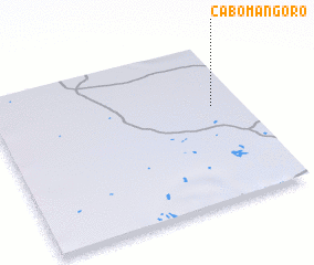 3d view of Cabo Mangoro