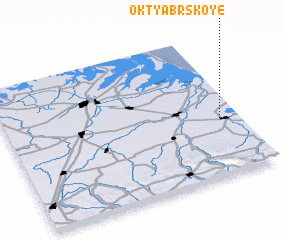 3d view of Oktyabrʼskoye