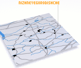 3d view of Nizhneye Gorodishche