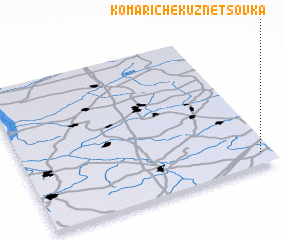 3d view of Komariche-Kuznetsovka