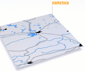 3d view of Kamenka