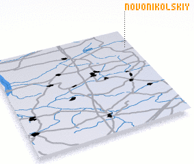 3d view of Novo-Nikol\