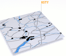 3d view of Usty