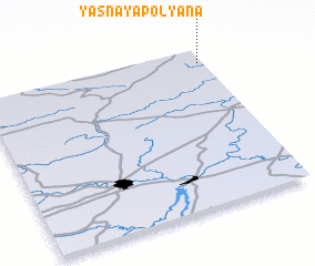 3d view of Yasnaya Polyana