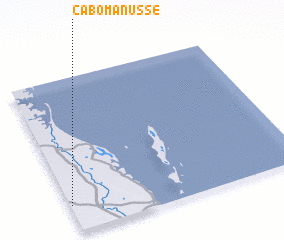 3d view of Cabo Manusse