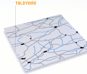3d view of Taldykino