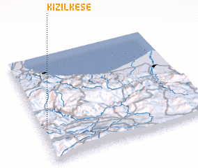 3d view of Kızılkese