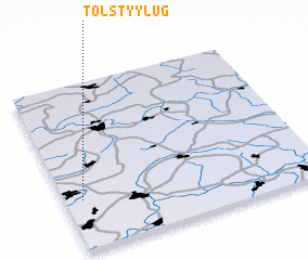 3d view of Tolstyy Lug