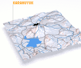 3d view of Karahüyük