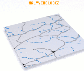 3d view of Malyye Kolodezi