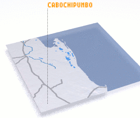 3d view of Cabo Chipumbo